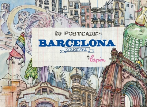 Paperback Barcelona - Original: 20 Postcards Book