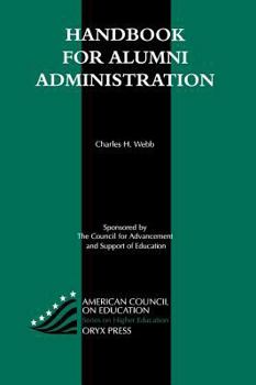 Hardcover Handbook for Alumni Administration Book