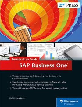 Hardcover SAP Business One: Business User Guide Book