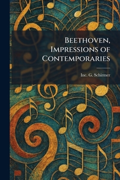 Paperback Beethoven, Impressions of Contemporaries Book