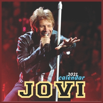 Paperback Jovi Calendar 2021: Monthly Calendar 8.5x8.5 Flossy Paper Book