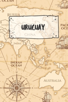Uruguay: Punktiertes Reisetagebuch Notizbuch oder Reise Notizheft Gepunktet - Reisen Journal für Männer und Frauen mit Punkten (German Edition)