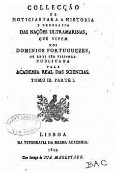 Paperback Collecçao de Noticias Para a Historia E Geografia Das Nações Ultramarinas [Portuguese] Book