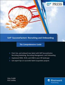 Hardcover SAP Successfactors Recruiting and Onboarding: The Comprehensive Guide Book