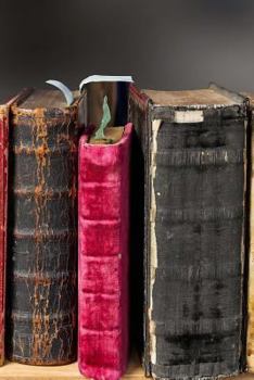 Classic Leather Bound Antique Books Dream Library Journal : 150 Page Lined Notebook/Diary