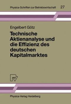Paperback Technische Aktienanalyse Und Die Effizienz Des Deutschen Kapitalmarktes [German] Book