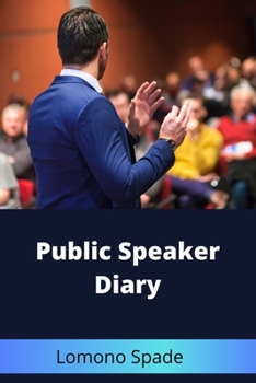 Paperback Public Speaker Diary Book