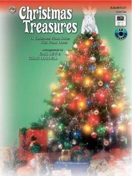 Paperback Christmas Treasures: 11 Christmas Piano Solos with Piano Duets (Level 1), Book, CD & General MIDI Disk [With CD and MIDI Disk] Book