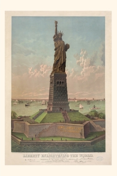 Paperback Vintage Journal Liberty Enlightening the World, New York Harbor Book
