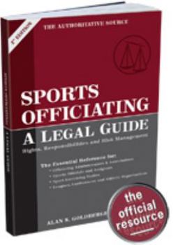 Perfect Paperback Sports Officiating: A Legal Guide Book