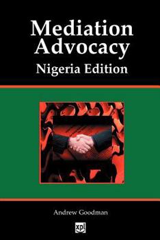 Paperback Mediation Advocacy Nigeria Edition Book