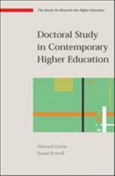 Paperback Doctoral Study in Contemporary Higher Education Book