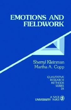 Paperback Emotions and Fieldwork Book