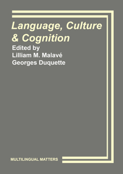 Paperback Language, Culture and Cognition (Multilingual Matters, 69) Book