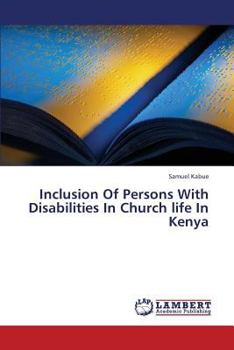 Paperback Inclusion of Persons with Disabilities in Church Life in Kenya Book