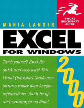 Paperback Excel 2000 for Windows: Visual QuickStart Guide Book