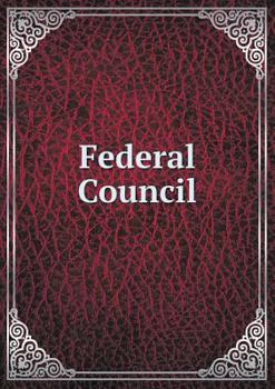 Paperback Federal Council Book