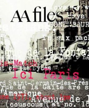 Paperback AA Files: "P" for Perec and Paris (AA Files) Book