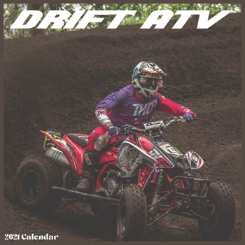 Paperback ATV Drift 2021 Calendar: Official QUAD Wall Calendar 2021 Book