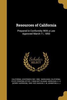 Paperback Resources of California Book