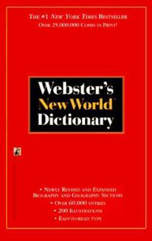 Paperback Webster's New World Dictionary: Webster's New World Dictionary Book