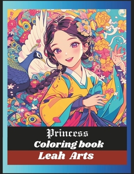 Coloring Book: Princess.: Mystical Journey: The Peacock Princess.