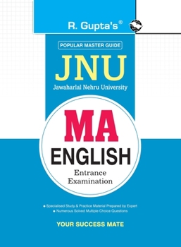 Paperback Jawaharlal Nehru University (JNU) MA English Entrance Exam Guide Book
