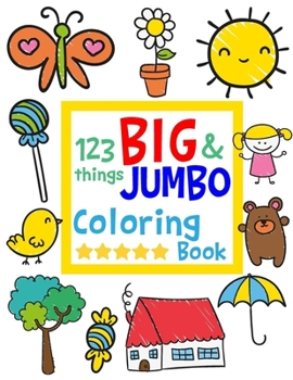 Paperback 123 things BIG & JUMBO Coloring Book