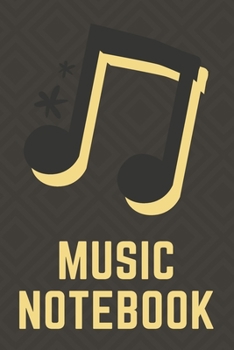 Music Notebook : College Ruled Writer's Notebook for School, the Office, or Home! (6 X 9 Inches, 110 Pages)
