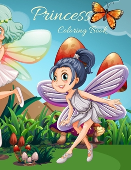 Paperback Princess Coloring Book: Kids Coloring BookAge+3 Book