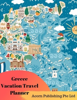 Paperback Greece Vacation Travel Planner Book
