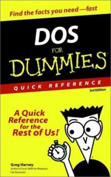 Paperback DOS for Dummies Quick Reference Book