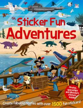 Paperback Sticker Fun Adventures: Create Scenes with Over 1500 Stickers Book