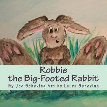 Paperback Robbie the Big-Footed Rabbit Book
