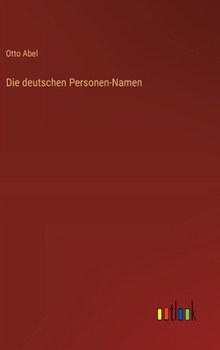 Hardcover Die deutschen Personen-Namen [German] Book