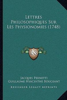 Paperback Lettres Philosophiques Sur Les Physionomies (1748) [French] Book
