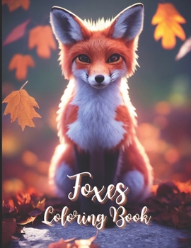 Paperback Foxes Coloring Book: A painting fun for children and adults [German] Book