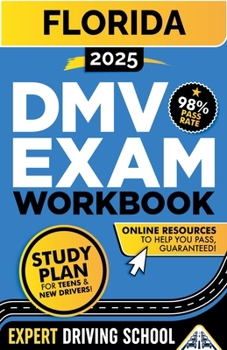 Paperback Florida DMV Exam Workbook Book