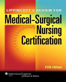 Paperback Lippincott's Review for Medical-Surgical Nursing Certification Book