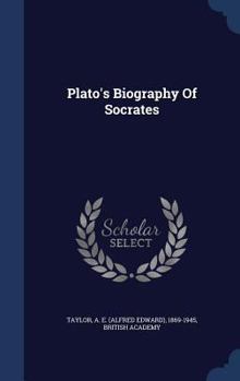 Hardcover Plato's Biography Of Socrates Book