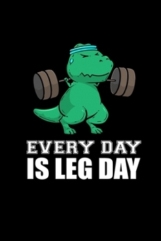 Notizbuch: T-Rex Fitness Gewichte Beine Training Geschenk 120 Seiten, 6X9 (Ca. A5), Karomuster (German Edition)
