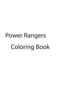 Paperback Power Rangers Coloring Book