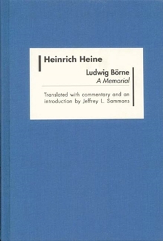 Hardcover Ludwig Börne: A Memorial Book