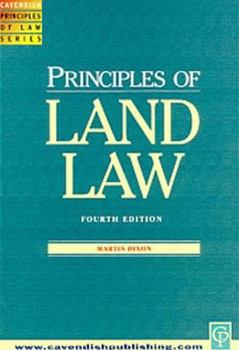 Paperback Principles of Land Law Book