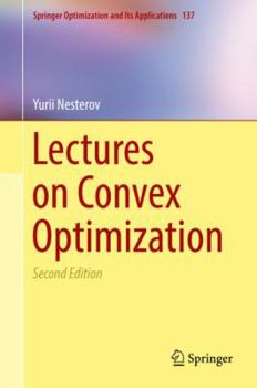 Hardcover Lectures on Convex Optimization Book