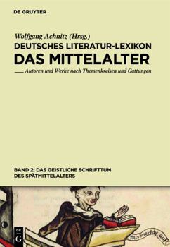 Hardcover Das Geistliche Schrifttum Des Spatmittelalters [German] Book