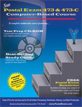 Paperback New Postal Exam 473 & 473-C Computer-Based Course [With CD-ROM] Book