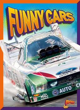 Library Binding Funny Cars Book