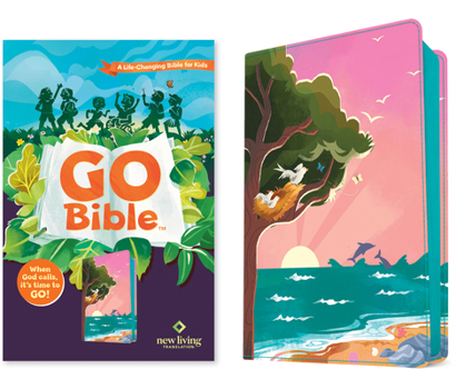 Imitation Leather NLT Go Bible for Kids (Leatherlike, Beach Sunrise): A Life-Changing Bible for Kids Book