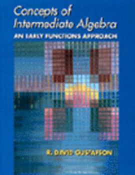 Mass Market Paperback Concepts of Intermediate Algebra: An Early Functions Approach Book